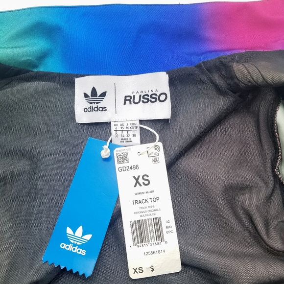 adidas | Jackets \u0026 Coats | Adidas Paolina Russo Multicolor Track Jacket Top  | Poshmark
